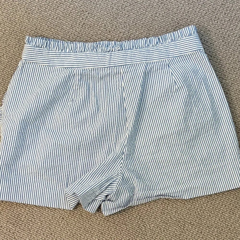 BOGO J. Crew Factory Seersucker Ruffle Shorts - Picture 7 of 8